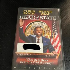 Head of State DVD Chris Rock Bernie Mac Widescreen Comedy Movie 2003 90662